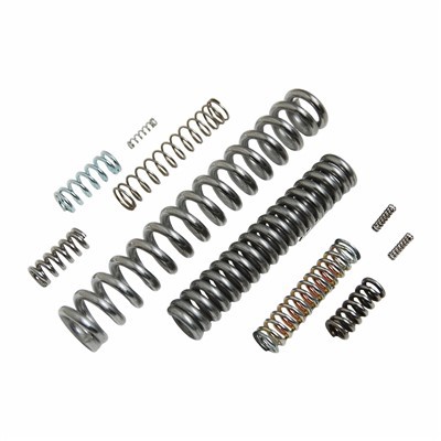 Oglekļa tērauda kompresijas atsperes